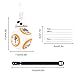 4 Pcs Set Star Wars Kylo Ren BB8 Stormtrooper R2D2 Silicone Travel Luggage Baggage Identification Labels ID Tag for Bag Suitcase Plane Cruise Ships with Belt Strap