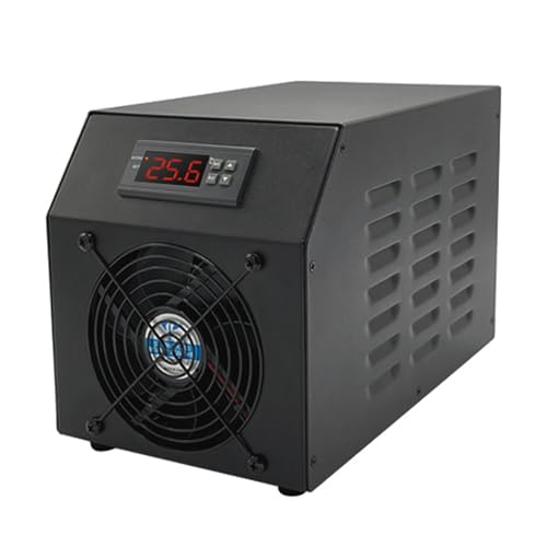 Sistema Di Raffreddamento Ad Acqua Silenzioso 16gal/60l Con Pompa E Tubo - Refrigeratore Del Serbatoio A Basso Rumore Per Idroponica, Barriera Corallina, Gamberi - Sale E Acqua Dolce Compatibile
