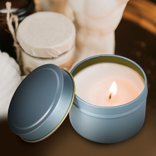 Tarros metálicos para velas caseras FOMIYES, ideales en decoración y manualidades 5