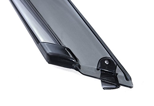Wellvisors Window Visors Wind Deflectors Compatible With Lexus 2013-2017 Es350 With Chrome Trim Rain Guards 3-847Lx009 #TOP3