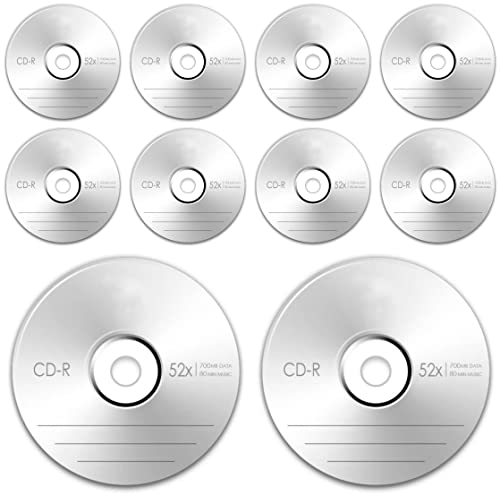 Image of Premium Brand Blank CD-R 52X 700 MB (80 Minutes Professional Recordable Compact CD-R Disk ) (Pack of 20 Disk)