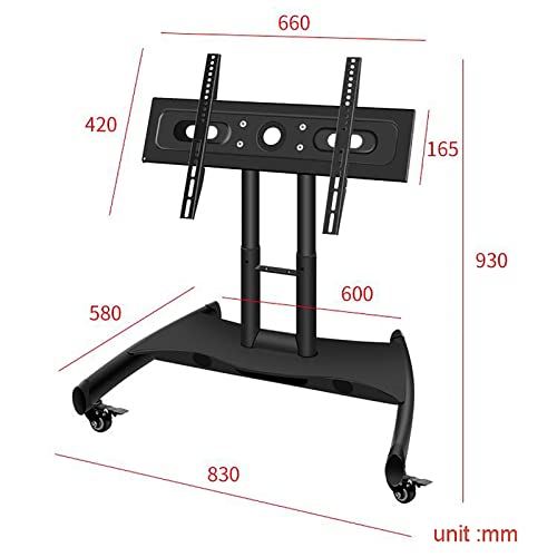 Soporte de TV móvil con ruedas para pantallas 32-65 pulgadas miniatura 2