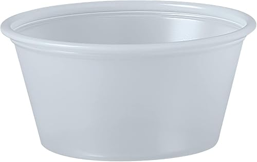 SOLO Cup Company DCCP200N 2500 - Vasos para porciones (poliestireno, 2500 unidades), transparente