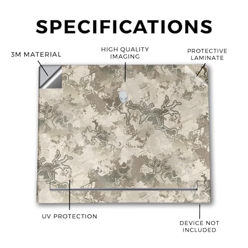 Image of Glossy Glitter Laptop Skin Compatible with Alienware X16 R2 (2024) - Viper Western - Premium 3M Vinyl Protective Wrap Decal Cover - Easy to Apply | Crafted in The USA by MightySkins