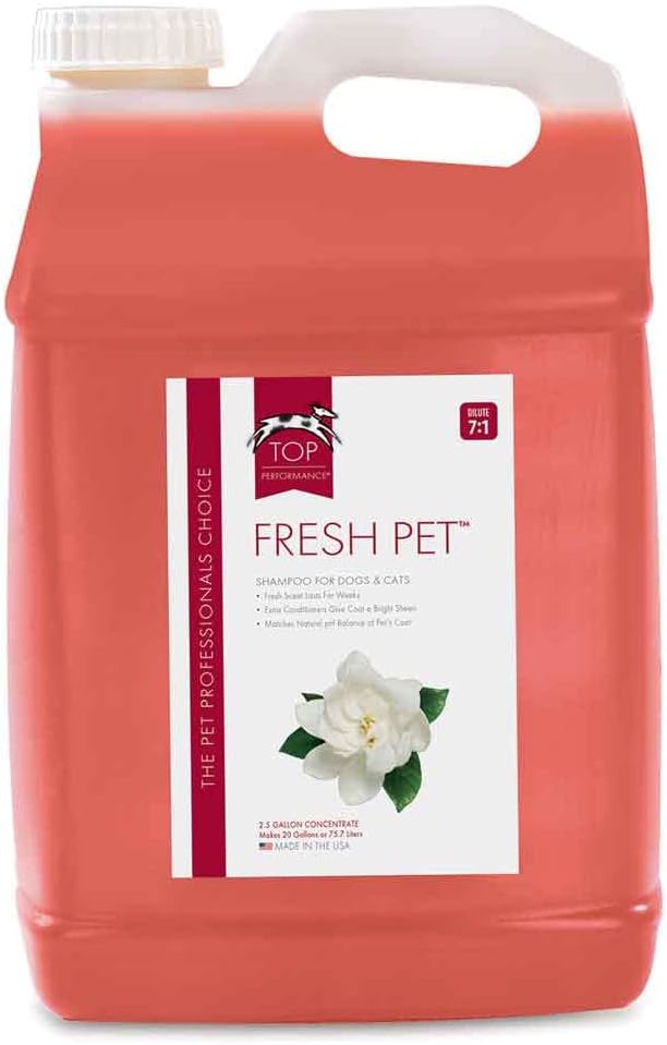Top Performance Fresh Pet Shampoo, 21/2Gallon