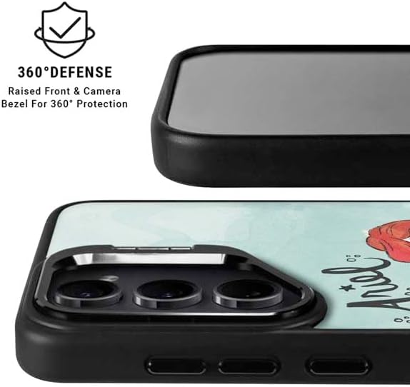 Skinit Kickstand Phone Case Compatible with Galaxy S25 Ultra - Officially Licensed Disney Princess Ariel Design