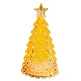 Christmas Tree - Lampada LED operata per interni da 10,7 x 5,8 x 5,8 x 5,8 cm, ABS con componenti elettronici, decorazione notte con luce calda per camera da , soggiorno