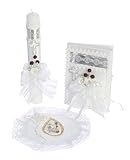 Holy First Communion Candle Set for Girl - Velos de Primera Comunión para Niña - Belas para Primera Comunion Spanish