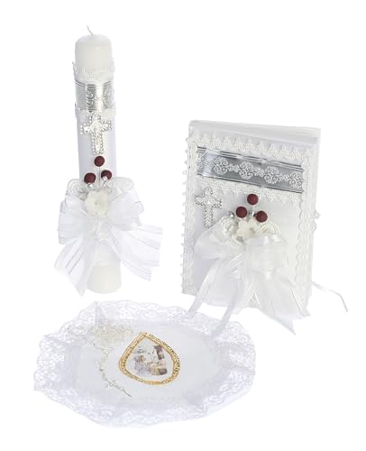 Holy First Communion Candle Set for Girl - Velos de Primera Comunión para Niña - Belas para Primera Comunion Spanish