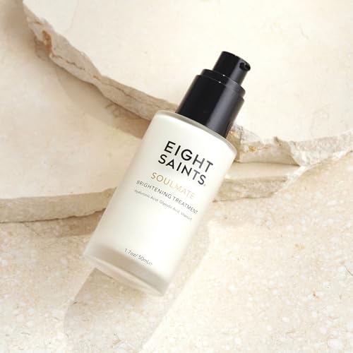 Eight Saints Soulmate Lotion Based 15% Glycolic Acid Serum For Women, Anti Aging Serum for Face, Reduce Wrinkles, Fine Lines, and Smooth Skin, with Hyaluronic Acid, Vitamin B5 & Vitamin E, 1.7 Ounce