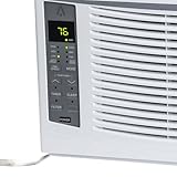 6000 BTU WiFi Window Air Conditioner, Smart Cooling for 250 Sq.Ft, 115V Energy Efficient Unit with App, Remote Control for Bedroom Living Room