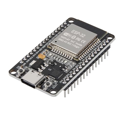 AITRIP 1PCS Type-C ESP32 ESP-WROOM-32 Development Board WiFi + Bluetooth CP2102 Dual Core 2.4Ghz Microcontroller Compatible with Arduino (ESP32 30P Type-C)