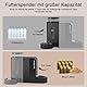 Gardner Pet Automatischer Futterspender für Katzen/Hunde 2 Näpfe(3L*2), Futterautomat Katze und Wasserspender Hund mit Edelstahlschüssel, Ohne Strom, BPA Frei, Gravitation Katzenfutter Automat Schwarz