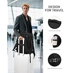 LOVEVOOK Travel Backpack for Women Men with Garment Bag, 40L Carry on Backpack as TSA Personal Item Flight Approved, Luggage Daypack Fits 17.3" Laptop, Overnight Business Weekender Travel Essential - Image 5
