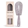 Kitsch Hair Brush Detangler – Flexi Flow Hair Brush for Women, Men & Kids | Detangling Brushes for Curly Hair with Bendable Frame, Bounce Curl Defining Brush for Wet or Dry Strands – Soft Violet
