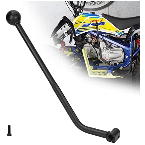 WEIYINGSI 135 Degree Universal ATV Hand Gear Shifter Shift Lever for Taotao Sunl Coolster 50cc 70cc 90cc 110cc 125cc Motorcycle Chinese Quad ATV 4 Wheeler Pit Bike Mini Bike - Black Cover