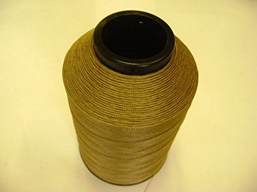 4Oz 1500 Yards #69 Tex70 T70 Hilo de Coser Nylon Sand para Tapicería de Cuero, Hecho en USA miniatura 1
