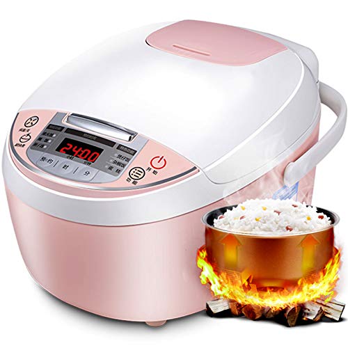 Reiskocher (3L / 600W / 220V), Multifunktionale Smart Home Elektrodämpfer 24 Stunden Intelligente Reservierung, LED-Anzeige, Nonstick, Leicht Zu
