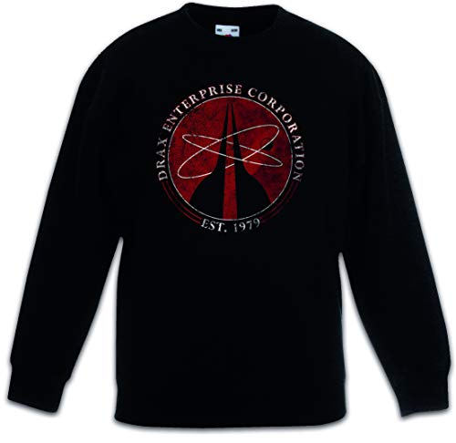 Sweat-shirt enfant robuste noir Drax Enterprise contre le froid