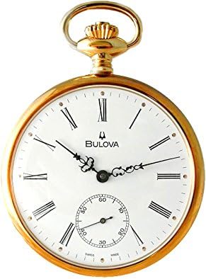 Classico orologio da tasca a carica manuale, Bulova Louis Xvi placcato oro  : Amazon.it: Orologi