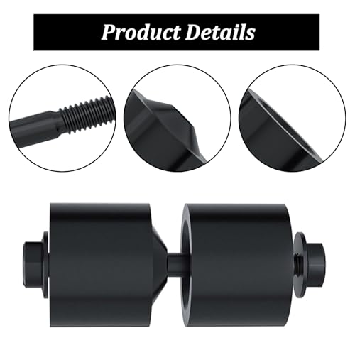 Image of Fit for Dzus Fastener Dimple Die Tool for Metal Fabrication,Quick Turn /Quarter Turn G8 Hex Head Bolt Nut,0.750 inch x 0.200 inch(Black)