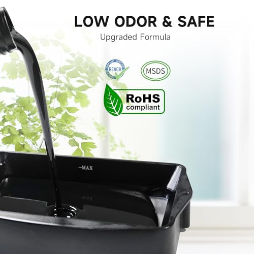 Resina ABS para Impresión 3D: Alta Dureza y Curado Rápido, 5000 g, Negro, UV 405 nm. - Fernando Cortés Resina ABS para Impresión 3D: Alta Dureza y Curado Rápido, 5000 g, Negro, UV 405 nm. - Fernando Cortés