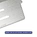 Utheer 65505 7622 Heat Deflector for Weber Genesis 300 Series, Genesis E/S-310, E/S-320, E/S-330 with Front Control Knobs (2011 and Newer), 13-1/4 Inch Heat Plate Parts for Weber 65505 62756, 16 GA