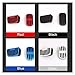 Fit For Yaris Cross 2020-2024 Car Fuel Accelerator Brake Pedals Cover Non Slip Pads(Red)