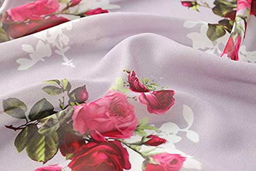 Image of CASURESS Women's Cardigan-Sheer Kimono Loose Summer Floral Print Cover Ups