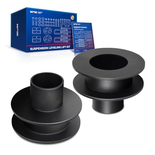 KAX 2" Front Leveling Lift Kit Fit for F250 F350 Super Duty 2005-2020, 2 inch Leveling Kit Compatible with F250 F350 Superduty 4WD Suspensions Front Struts Spacer LLK011