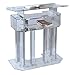 Kingdom 3 Tier Acrylic Lectern or Podium with 6 Column Base and a Wide Middle Shelf with Plenty of Space for Your Presentation Needs - Clear (Plain/Non-Personalized)