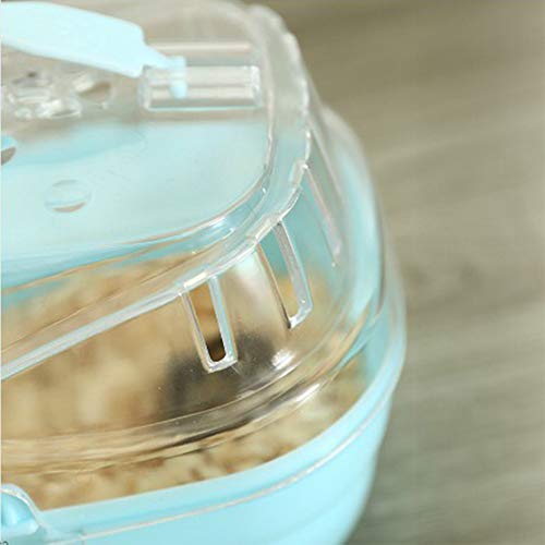 JKGHK Portable Carrier Hamster Carry Case Cage Small Animal Habitat with Water Bottle Travel and Outdoor - Image 4