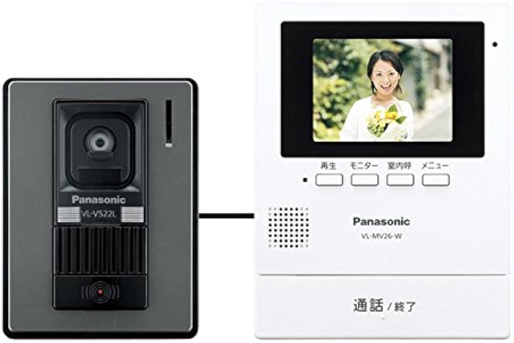 パナソニック(Panasonic) テレビドアホン 電源コード式 ホワイト VL-SV26KL-W