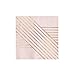 Pale Pink w Rose Gold Striped Cocktail Paper Napkins - Birthday, Wedding, Showers Party Napkins - Harlow & Grey Amethyst (20 Count)