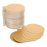 Cabilock 200 Stück Runde Goldene Mousse Kuchenplatten aus Papier