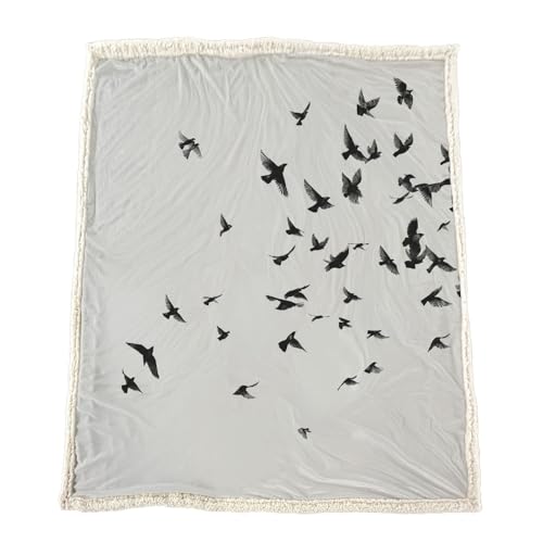 Genérico Manta 80 x 150 cm Vuelo Pájaro