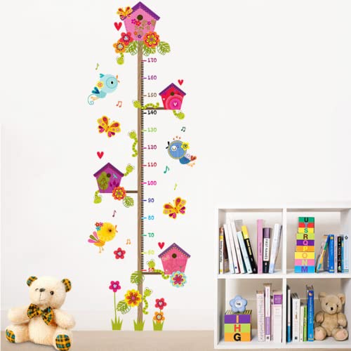 Home Melody Baum Höhentabelle Wand-Tattoo selbstklebend, Messlatte Wand-Aufkleber Kind Wand-Sticker groß Junge Mädchen Kinderzimmer, Küche, Wohnzimmer Schlafzimmer Wand-Deko Wand-Bild Wand-Dekoration Cover