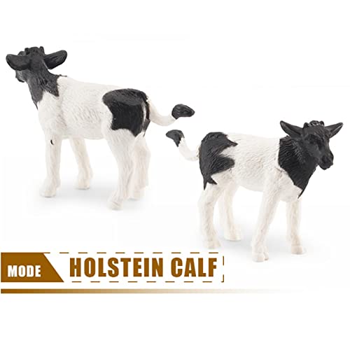 HINAA Bauernhoftierfiguren,12-teilige Farm Toys Miniatur | Simulation Miniatur-Bauernhoftier-Spielzeug-Kuchenaufsatz… – Bild 6