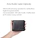 FlyHawk Italian Cowhide Men's RFID Blocking Genuine Leather Bifold Wallet, Mini-rfid Blocking-classic-black, One Size