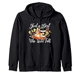 just a girl who loves fall cute women's autumn decoration felpa con cappuccio
