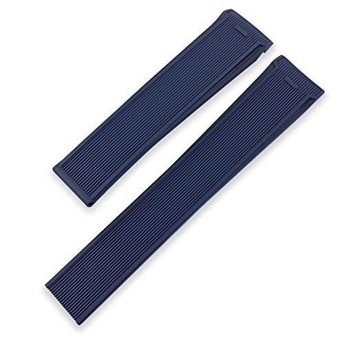 Bracelet montre silicone bleu sport pour vos sessions de plongée et running
