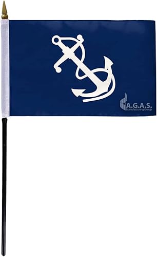 Miniatura 7 de AGAS - Bandera de capitán oficial de puerto, 12 x 18 pulgadas, nailon 200D impreso, bordes de doble costura, encabezado de lona con ojales de latón,