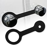 [Paquete de 2] Correa de pestillo de Viaje para Puerta de Ducha RV – Se Adapta a la mayoría de Puertas de Ducha para tu cámper, Puertas de Ducha seguras para un