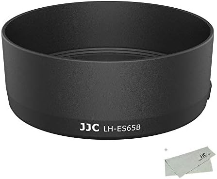 JJC LH-ES65B Lens Hood for Canon RF 50mm F1.8 STM on EOS R6 R5 RP R Camera, Reversible Lens Shade Replace Canon ES-65B Lens Hood, Compatible with 43mm Filters and 43mm Lens Cap