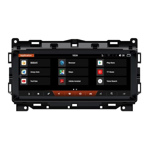 ABUWU Android 12.0 reprodutor de mídia automotivo com carplay sem fio e Android Auto adequado para J