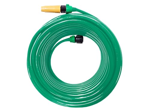 Mangueira de Jardim Antitorção Completa com Esguicho e Adaptador para torneira Verde (30 m)