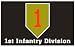 1ST INFANTRY DIVISION" THE BIG RED ONE " 3'x5' Polyester flag