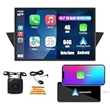 Kunfine Car CarPlay Android Auto Navigation Stereo GPS Radio Reverse Camera Display 13.1