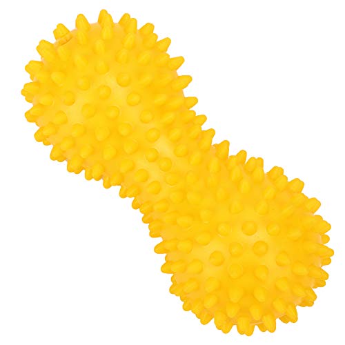 Palla da Massaggio, Palline di Arachidi Massaggio Sfera di Pvc Palla a Pallone Fascia Muscolo Mano Planta Pedis Rilassamento per Fitness Yoga (YELLOW)