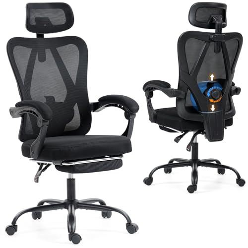 Hivento Cadeira de Escritorio, com Encosto Ajustável até 135°, Ca...